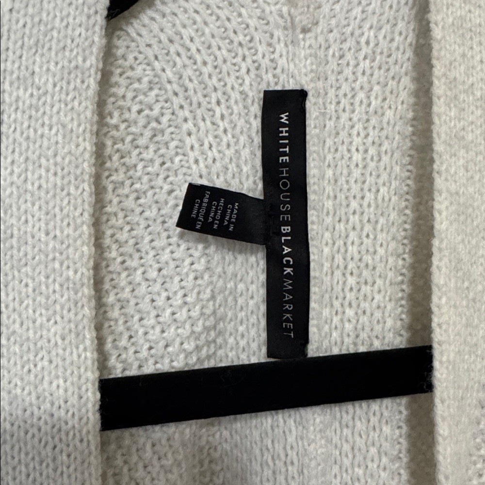 White House black market sweater poncho - Picture 2 of 4